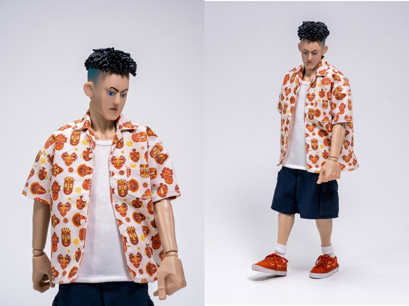 【Trickyman12】202505a/b 1/6 CITYBOY シティボーイ アロハシャツ ショートカーゴパンツ スニーカー 1/6スケール男性フィギュア