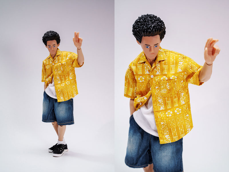 【Trickyman12】202505a/b 1/6 CITYBOY シティボーイ アロハシャツ ショートカーゴパンツ スニーカー 1/6スケール男性フィギュア