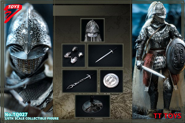 TTTOYS】TQ027 1/6 SILVER KNIGHT 1/6 白狼戦鬼 騎士 1/6スケール