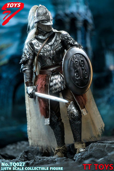 【TTTOYS】TQ027 1/6 SILVER KNIGHT 1/6 白狼戦鬼 騎士 1/6スケールフィギュア