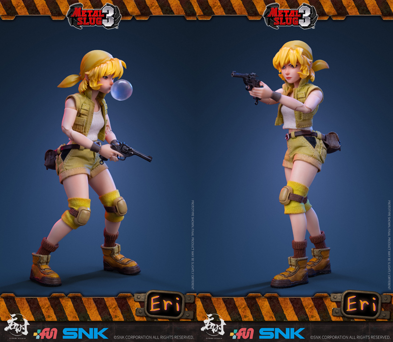 【Tunshi Studio】TS-007 SNK METAL SLUG Ⅲ ERI KASAMOTO メタルスラッグ3 エリ・カサモト 1/12スケールアクションフィギュア