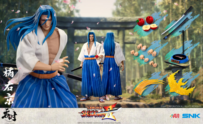 【Tunshi Studio】TS-008 1/6 SNK SAMURAI SHODOWN2 真SAMURAI SPIRITS 覇王丸地獄変 橘右京 1/6スケールフィギュア