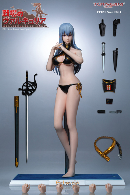 【TOYSEIIKI】TS11 1/6 Valkyria Chronicles Selvaria.Bles 戦場のヴァルキュリア セルベリア・ブレス  1/6スケール シームレス女性ボディフィギュア