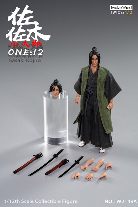 【TWTOYS】TW2149A 1/12 Sasaki Kojiro (Standard Edition)  1/12 佐々木小次郎 侍 浪人 通常版 1/12スケールアクションフィギュア