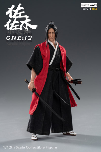 【TWTOYS】TW2149B 1/12 Sasaki Kojiro (Deluxe Edition)  1/12 佐々木小次郎 侍 浪人 DX版 1/12スケールアクションフィギュア 2体セット