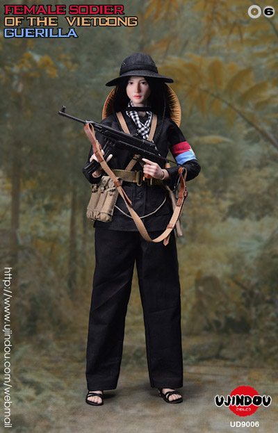 【UJINDOU】UD9006 1/6 FEMALE SOLDIER OF THE VIETCONG GUERILLA 南ベトナム解放民族戦線 ベトコン ゲリラ 女性兵士