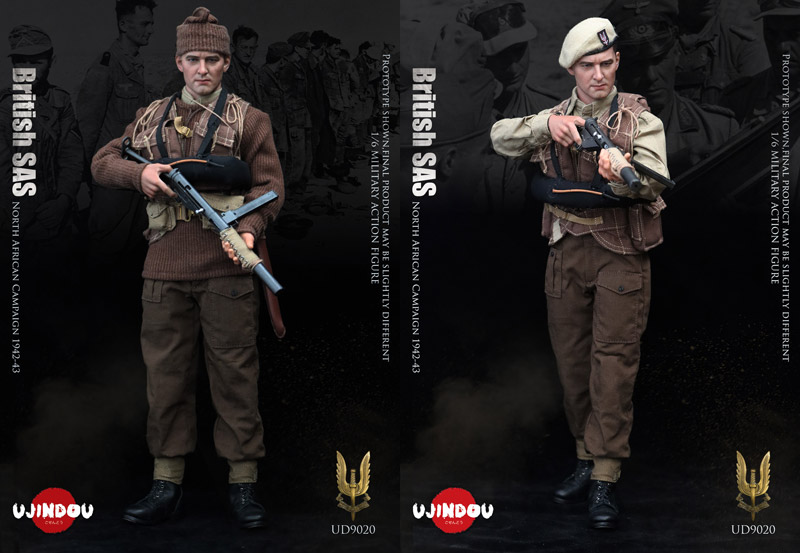 【UJINDOU】UD9020 1/6 WW2 BRITISH SAS North African Campaign 1942-43 WW2 イギリス陸軍 特殊空挺部隊 北アフリカ戦線