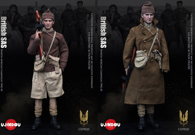 【UJINDOU】UD9020 1/6 WW2 BRITISH SAS North African Campaign 1942-43 WW2 イギリス陸軍 特殊空挺部隊 北アフリカ戦線