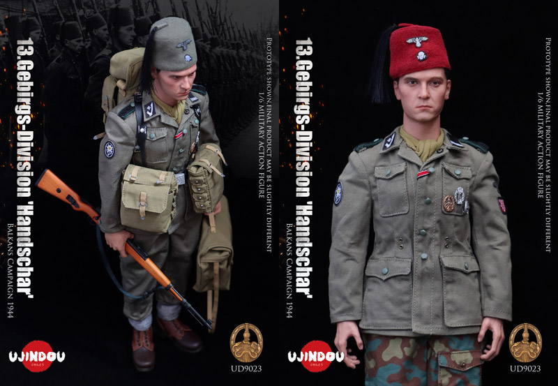 UJINDOU】UD9023 1/6 13.Gebirgs Division Handschar Pionier