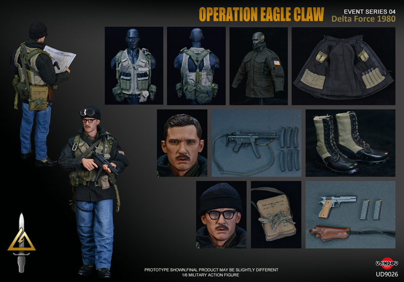 【UJINDOU】UD9026 1/6 U.S. ARMY DELTA FORCE 1980 OPERATION EAGLE CLAW アメリカ陸軍 デルタフォース イーグルクロー作戦1980