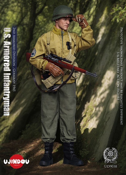 【セール】 UJINDOU】UD9038 1/6 WW2 U.S. Armored Infantryman, 2nd G.I.ジョー