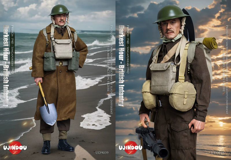 UJINDOU】UD9039 1/6 WW2 British Infantry,French 1940