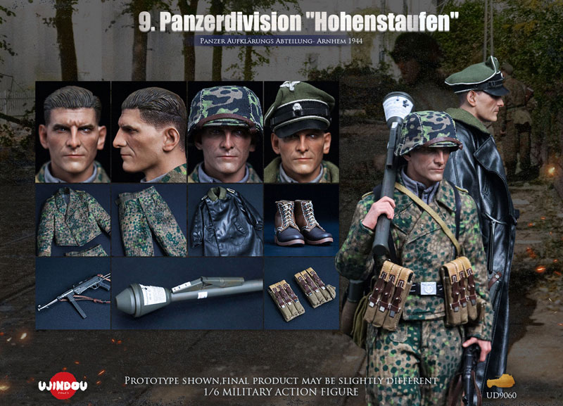 【UJINDOU】UD9060 1/6 WW2 German 9..Panzerdivision 