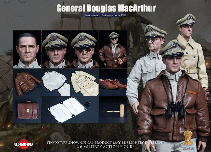 【UJINDOU】UD9063 1/6 General Douglas MacArthur , Philippines 1944 - Korea 1951