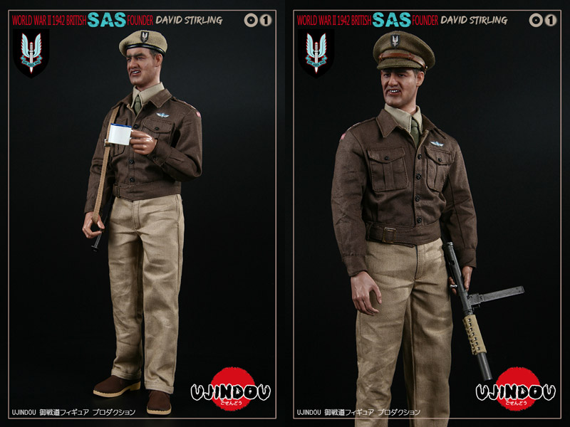 【UJINDOU】UD90001 1/6 WW2 BRITISH SAS FOUNDER DAVID STIRLING 1942