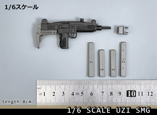 【(NoBrand)】UZI ウージー サブマシンガン SMG 1/6スケール 短機関銃