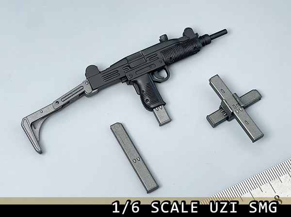 【(NoBrand)】UZI ウージー サブマシンガン SMG 1/6スケール 短機関銃