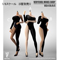 【VeryCool】BODY NO.7 VCD-07 ABC 1/6 Silicone Female Body 1/6スケール シームレス女性ボディ素体 デッサン人形(ヘッドなし)