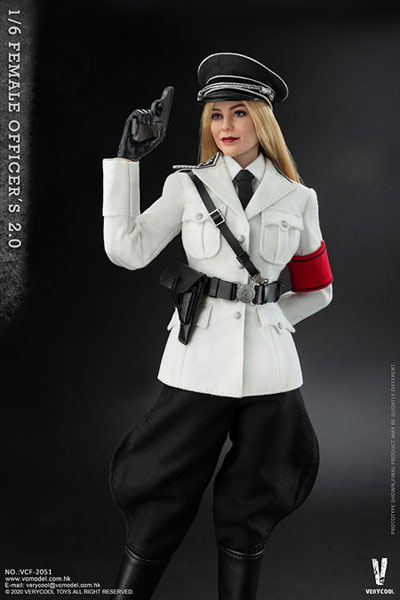 【VeryCool】VCF2051 1/6 Female SS Officer 2.0 WW2 ドイツ軍 親衛隊 女性オフィサー 1/6スケール女性フィギュア