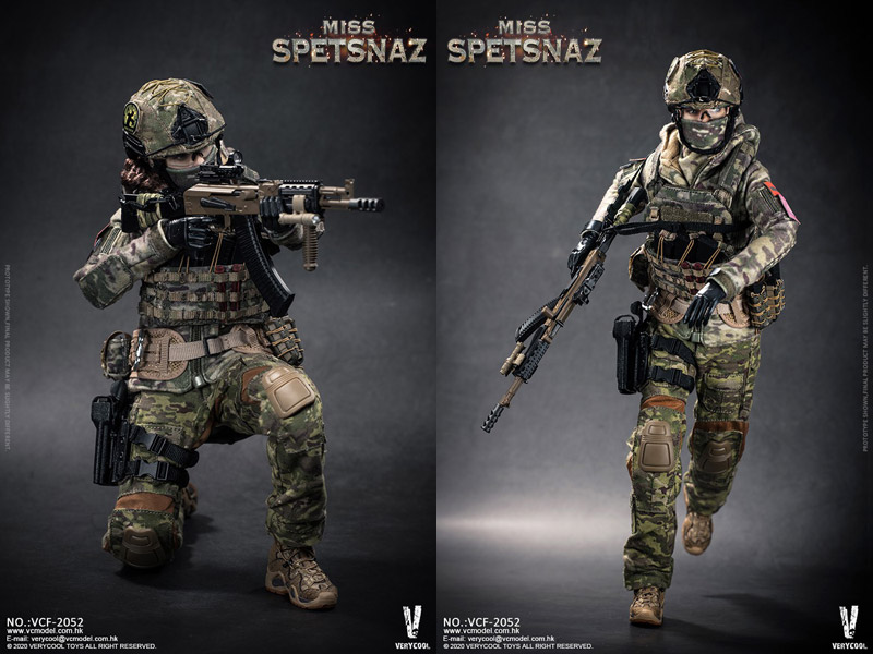 【VeryCool】VCF-2052 1/6 Russian Special Combat Women Soldier Miss SPETSNAZ ロシア特殊任務部隊 ミス スペツナズ 女性兵士