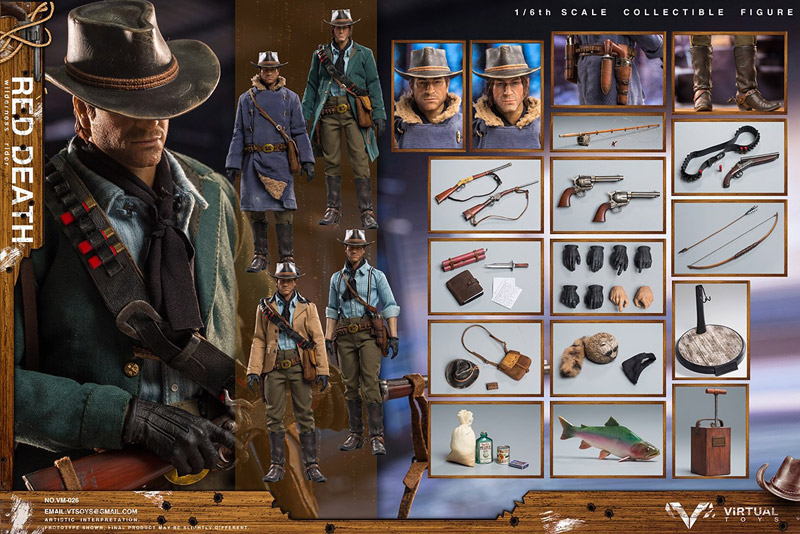 VTS】VM-026 1/6 RED DEATH-WILDERNESS RIDER Wild West Cowboy
