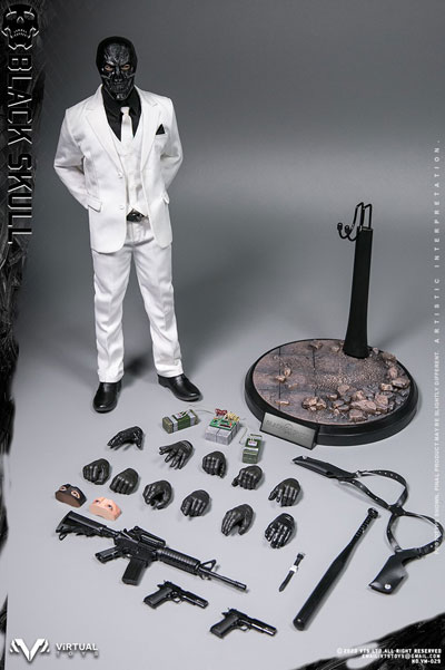 【VTS】VM-029 1/6 Black Skull ブラックスカル 1/6スケール男性フィギュア