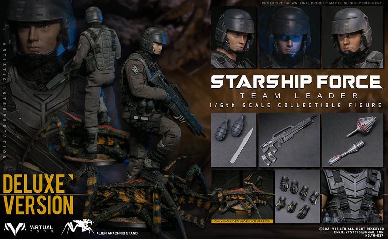 【VTS】VM-037DX 1/6 Starship Force-Team Leader（Deluxe Version）  スターシップ フォース チームリーダー DX版