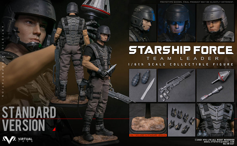 【VTS】VM-037 1/6 Starship Force-Team Leader スターシップ フォース チームリーダー 1/6スケール男性フィギュア