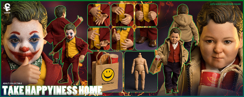【WorldBox】Lakor Baby 1/6 子供 ピエロ少年 bb018 Deluxe Version1/6スケール男児フィギュア