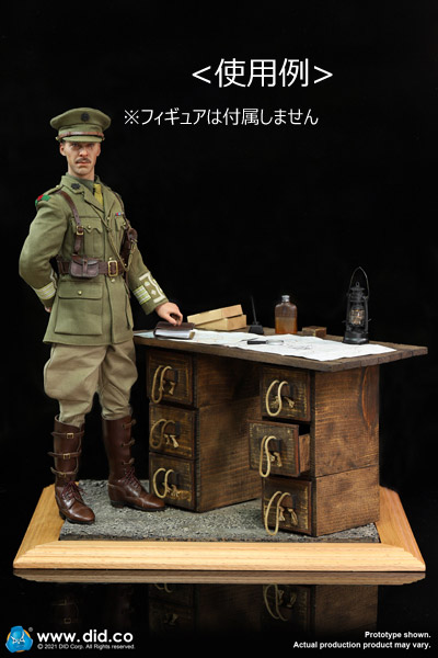 【DID】E60062 WW1 War Desk Diorama Set 第一次世界大戦 戦場 デスク セット 1/6スケール ジオラマセット