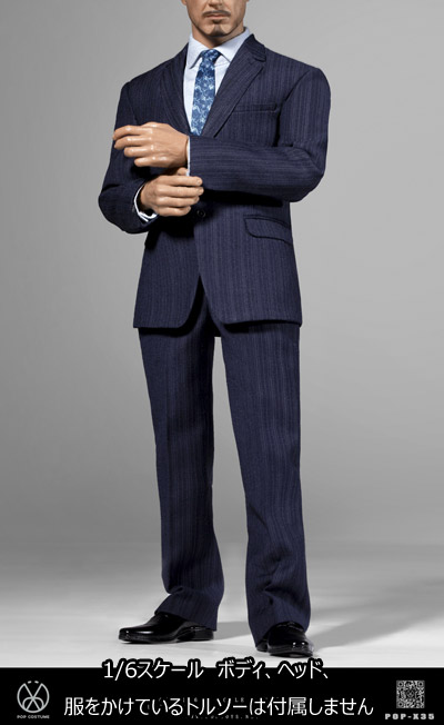 【POPtoys】X35 1/6 Couture Version Arms dealer Tony Suit 男性用ビジネススーツ セット 1/6スケール 男性フィギュア用コスチューム