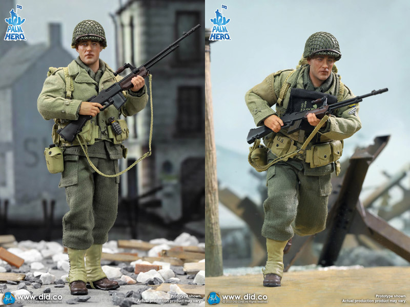 【DID】XA80012 1/12 PALM HERO WW2 US 2nd Ranger Battalion Series 4 - Private Reiben