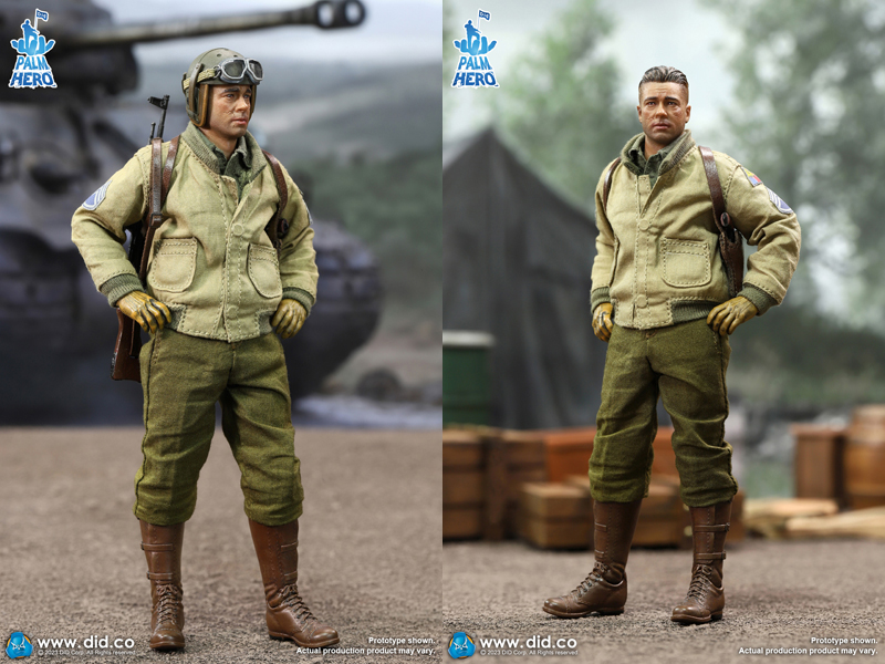【DID】XA80019 1/12 PALM HERO WW2 US 2nd Armored Division 