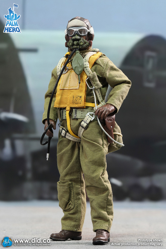 【DID】XA80032 1/12 WW2 U.S. Army Air Force Pilot - Captain Rafed  WW2アメリカ陸軍航空隊パイロット ラフェッド大尉