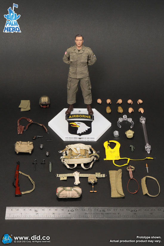 【DID】XA80039 1/12 WW2 U.S. Army 101st Airborne Division - Captain Winters WW2アメリカ陸軍 第101空挺師団