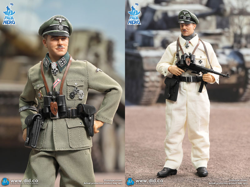 【DID】XD80041 1/12 WW2 German SS Commander - Kurt Meyer