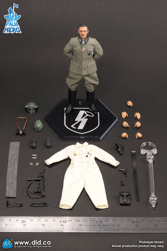 【DID】XD80041 1/12 WW2 German SS Commander - Kurt Meyer