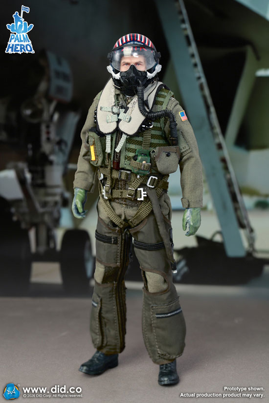 【DID】XM80031 1/12 The US Navy Fighter Weapons School Instructor F/A-18E Pilot - Captain Mitchell