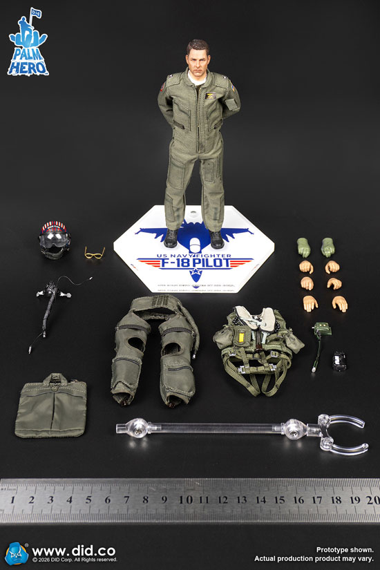 【DID】XM80031 1/12 The US Navy Fighter Weapons School Instructor F/A-18E Pilot - Captain Mitchell