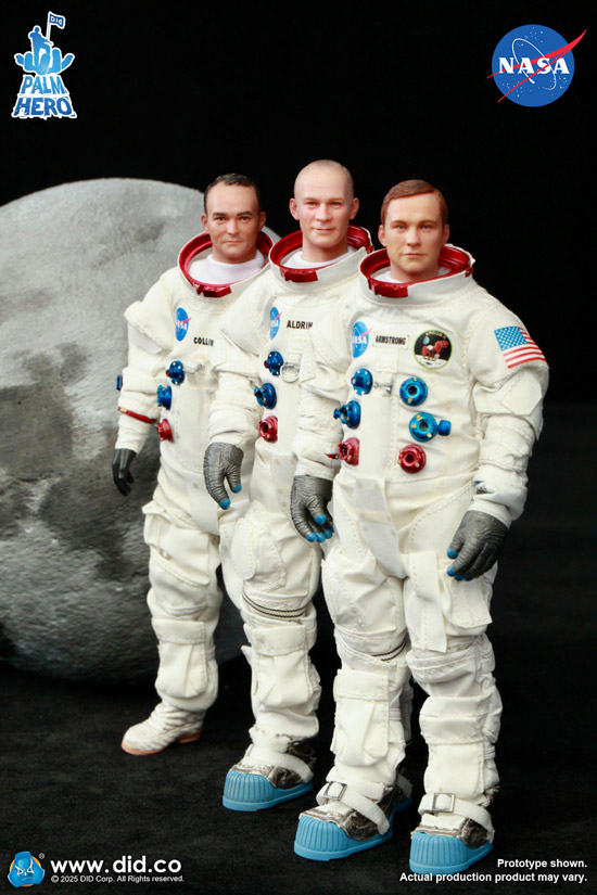【DID】XS80033/XS80034/XS80035 1/12 APOLLO 11 ASTRONAUTS アポロ11号 宇宙飛行士