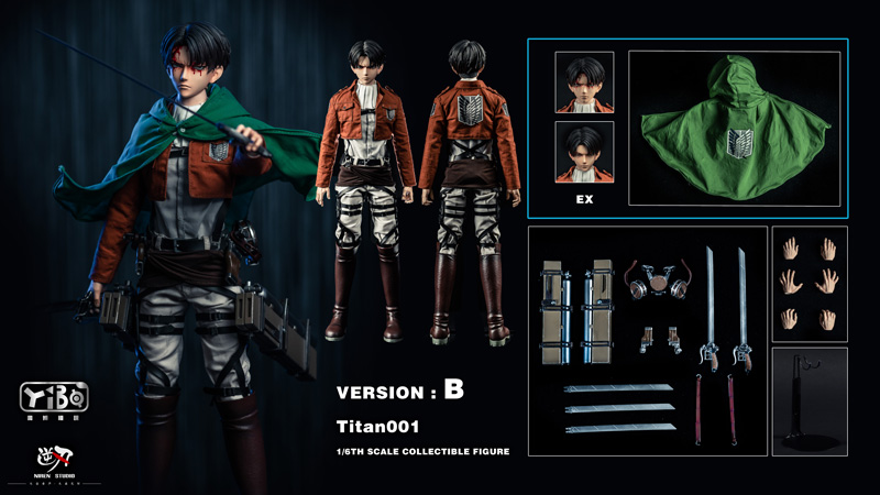 【YIBO TOYS & Niren Studio】YB-R2013B TITAN WARS 1/6スケール男性フィギュア