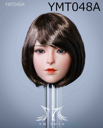 【YMtoys】YMT048 ABC beauty headsculpt 1/6スケール 植毛 女性ヘッド