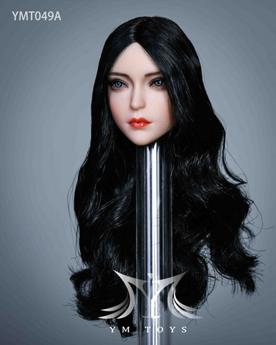YMtoys】YMT049 ABCD beauty headsculpt 1/6スケール 植毛 女性