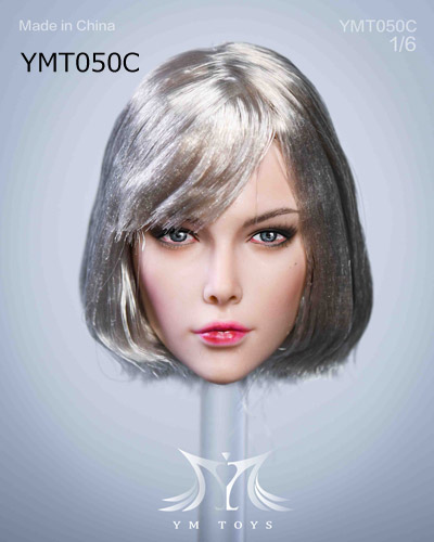 【YMtoys】YMT050 ABCD beauty headsculpt 1/6スケール 植毛 女性ヘッド