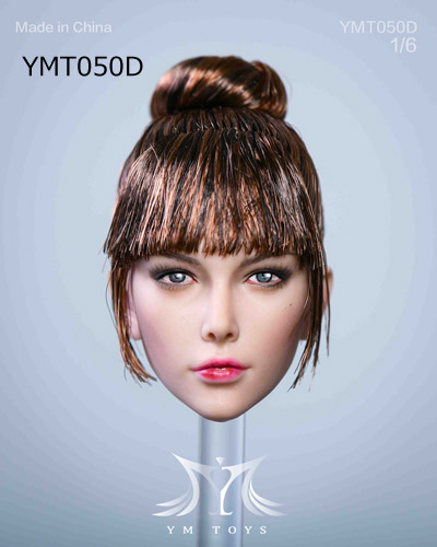 【YMtoys】YMT050 ABCD beauty headsculpt 1/6スケール 植毛 女性ヘッド