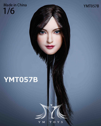 【YMtoys】YMT057 A/B/C/D beauty headsculpt Lulu 1/6スケール 植毛 女性ヘッド