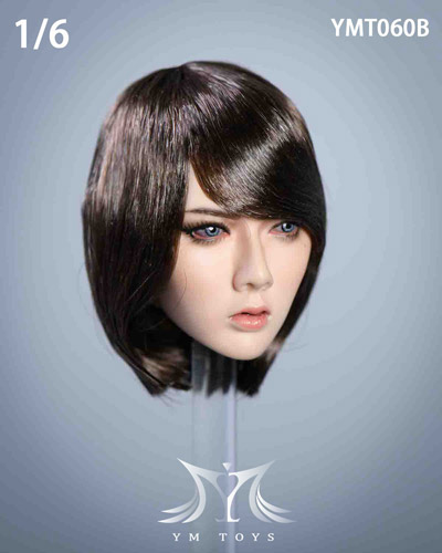 【YMtoys】YMT060 ABCD beauty headsculpt 1/6スケール 植毛 女性ヘッド