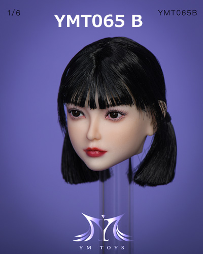 【YMtoys】YMT065 A/B/C/D beauty headsculpt 1/6スケール 植毛 女性ヘッド