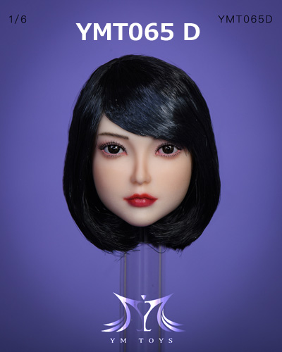 【YMtoys】YMT065 A/B/C/D beauty headsculpt 1/6スケール 植毛 女性ヘッド