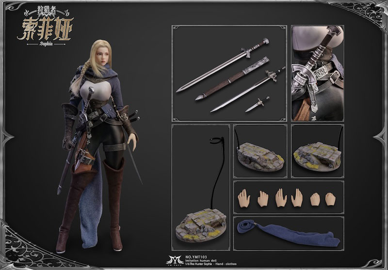 【YMTOYS】YMT103 1/6 Hunter series Sophia ハンターシリーズ ソフィア 1/6スケール女性フィギュア